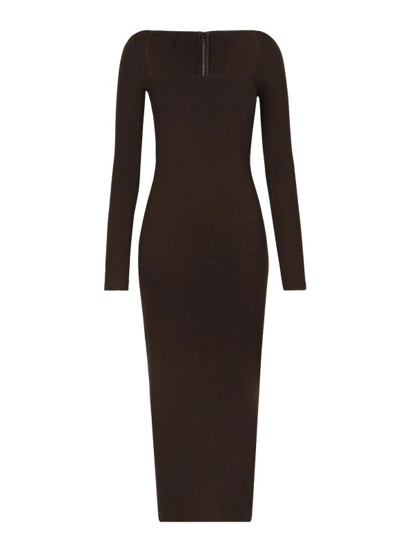 Dolce & Gabbana Robe Au Genou - Noir