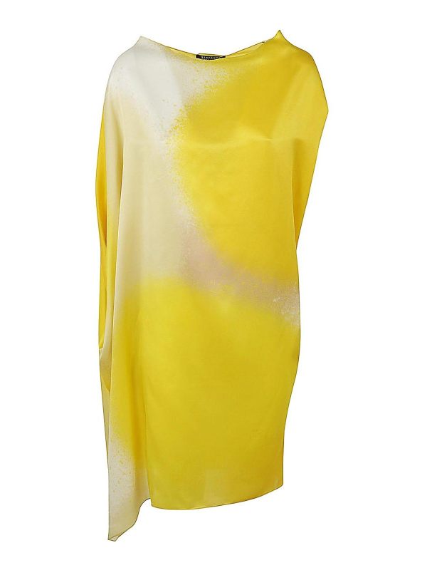 Gianluca Capannolo Robe Au Genou - Orange
