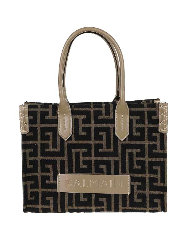 Balmain Sac Cabas - Marron Clair