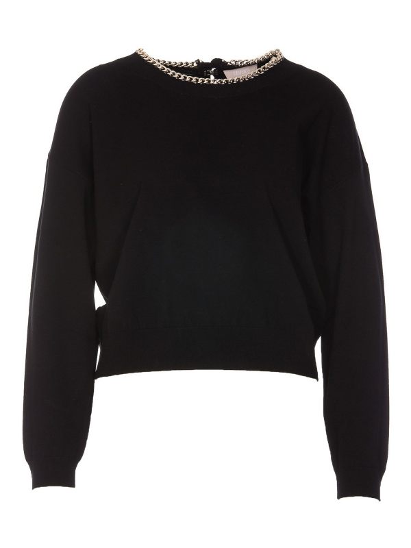 Liu Jo Pull Col Rond - Noir