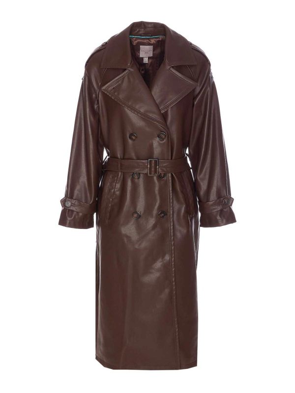 Urbancode Blouson En Cuir - Marron