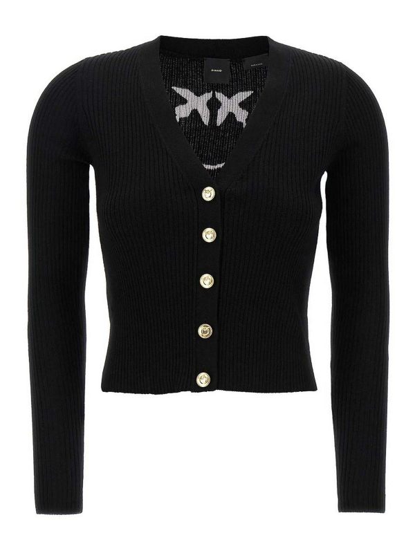 Pinko Pull Col Rond - Noir