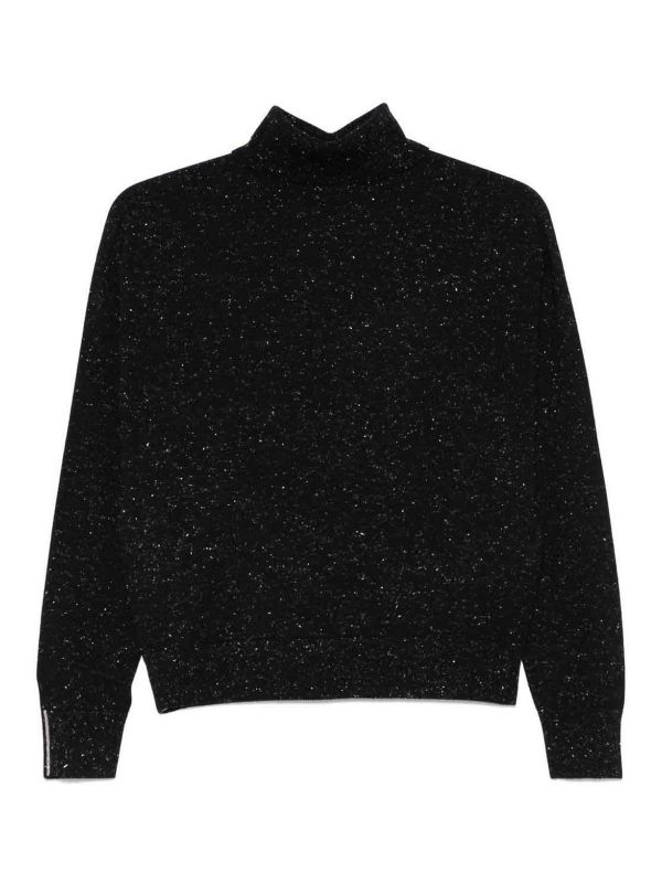 Peserico Pull Col Bateau - Noir