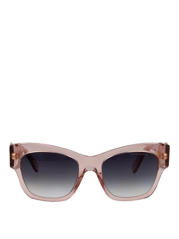 Marc Jacobs Lunettes De Soleil - Couleur Chair