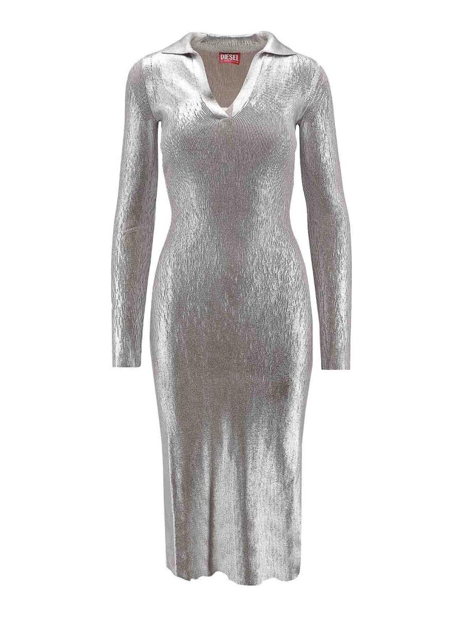 Diesel Robe De Cocktail - Argent
