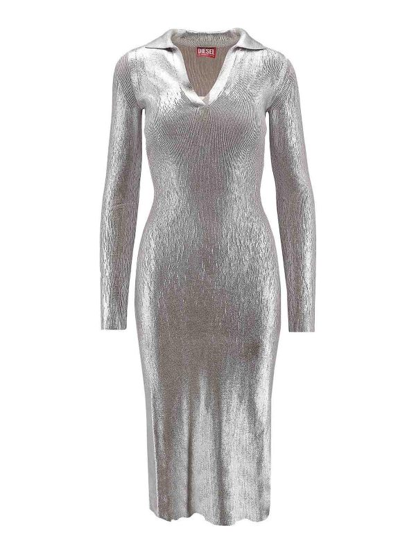 Diesel Robe De Cocktail - Argent