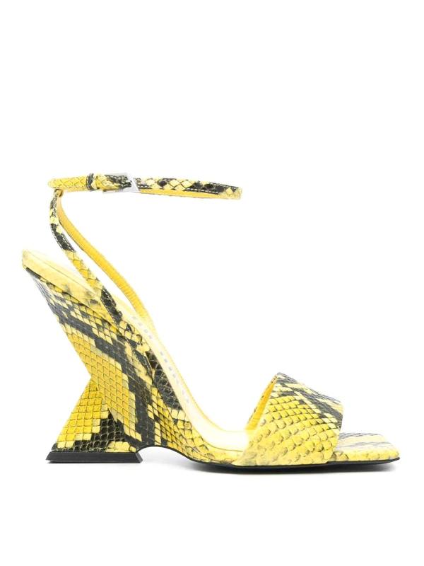 The Attico Sandales - Jaune