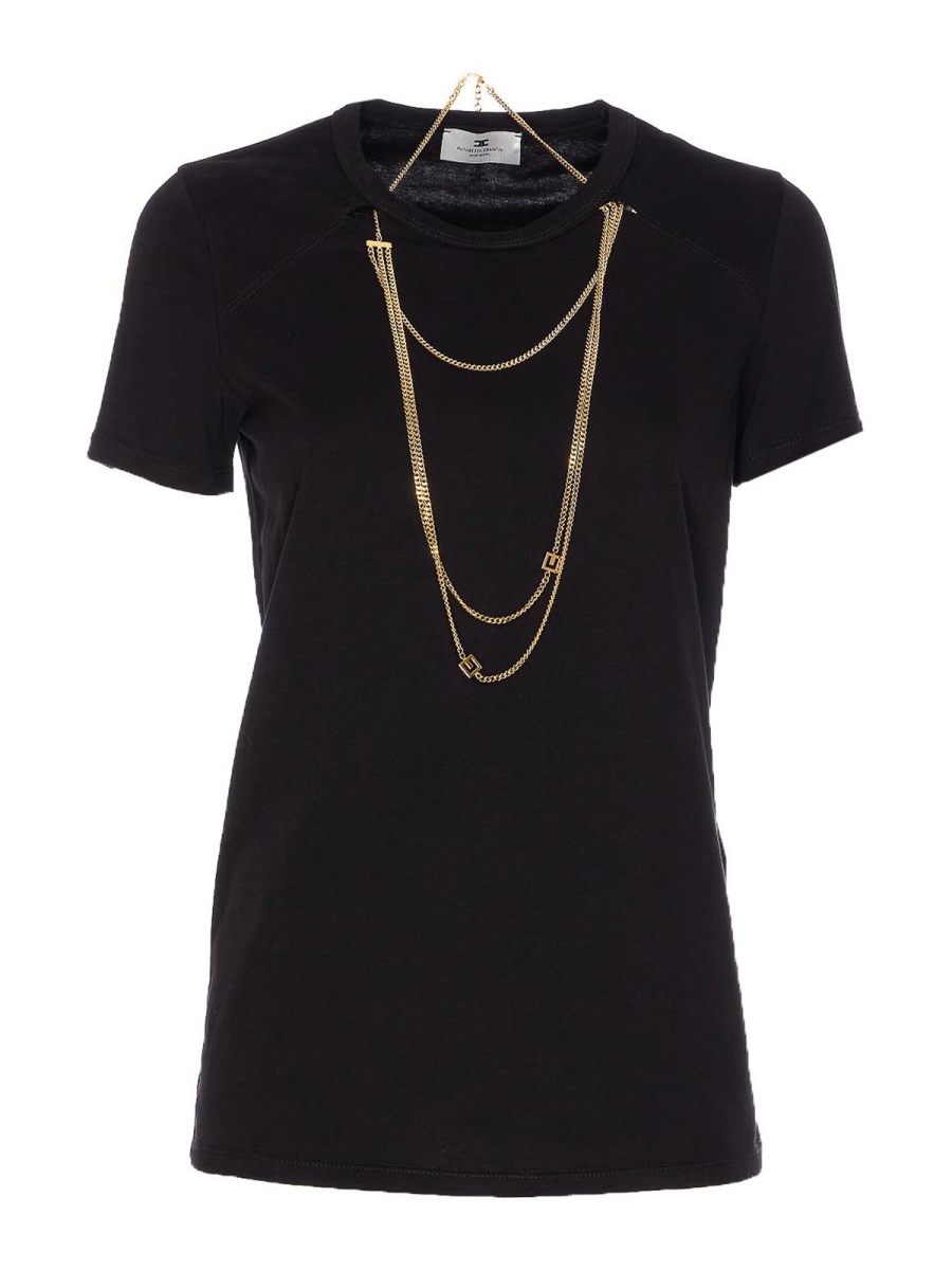 Elisabetta Franchi T-Shirt - Noir