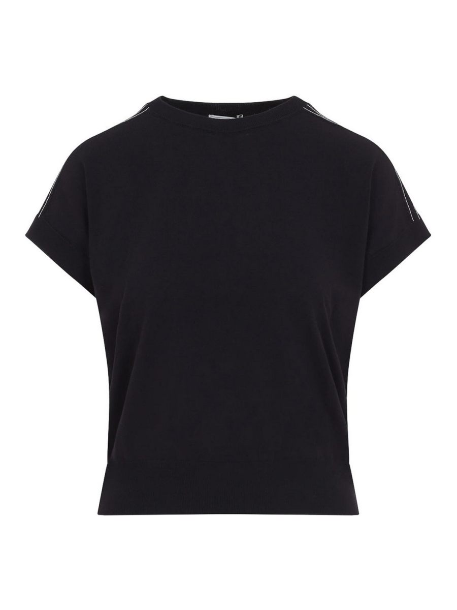 Peserico Pull Col Rond - Bleu