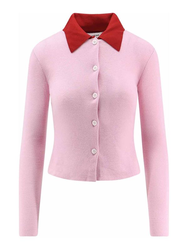 Self Portrait Cardigan - Couleur Chair