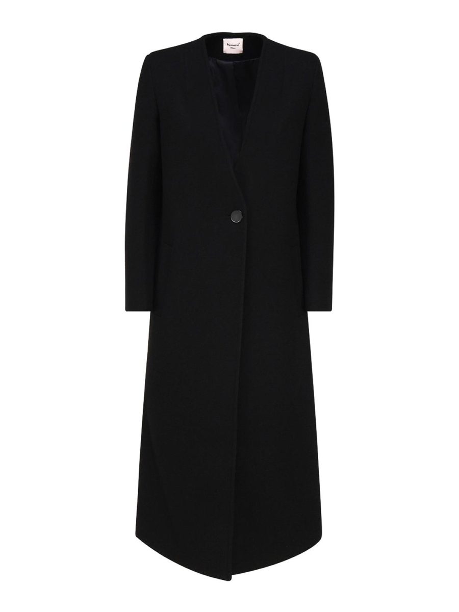 Mariuccia Manteau Court - Noir