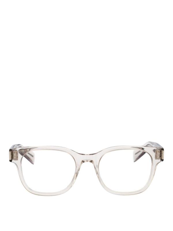 Saint Laurent Lunettes De Soleil - Beige