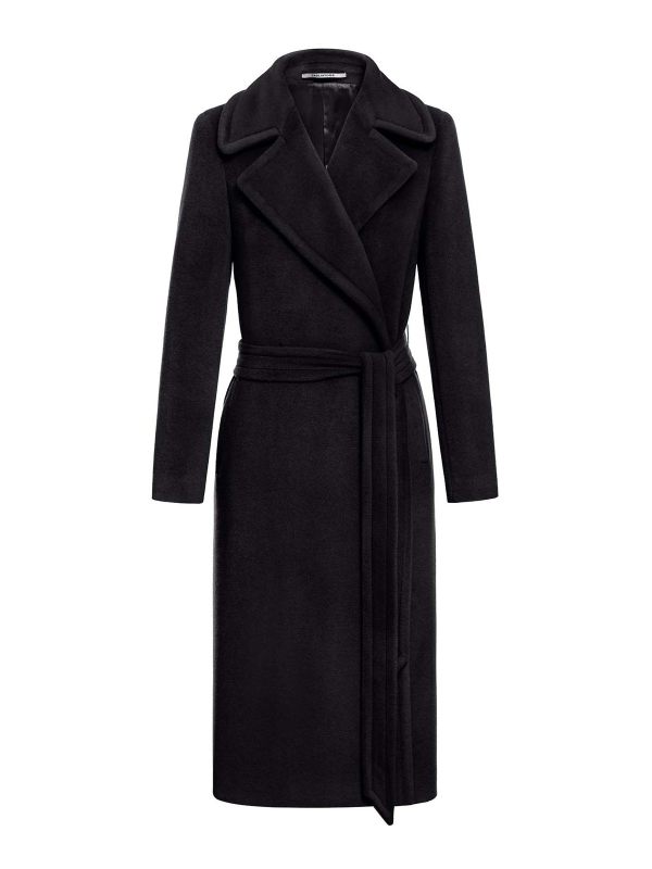 Tagliatore Manteau Au Genou - Noir