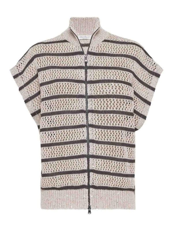 Brunello Cucinelli Cardigan - Blanc