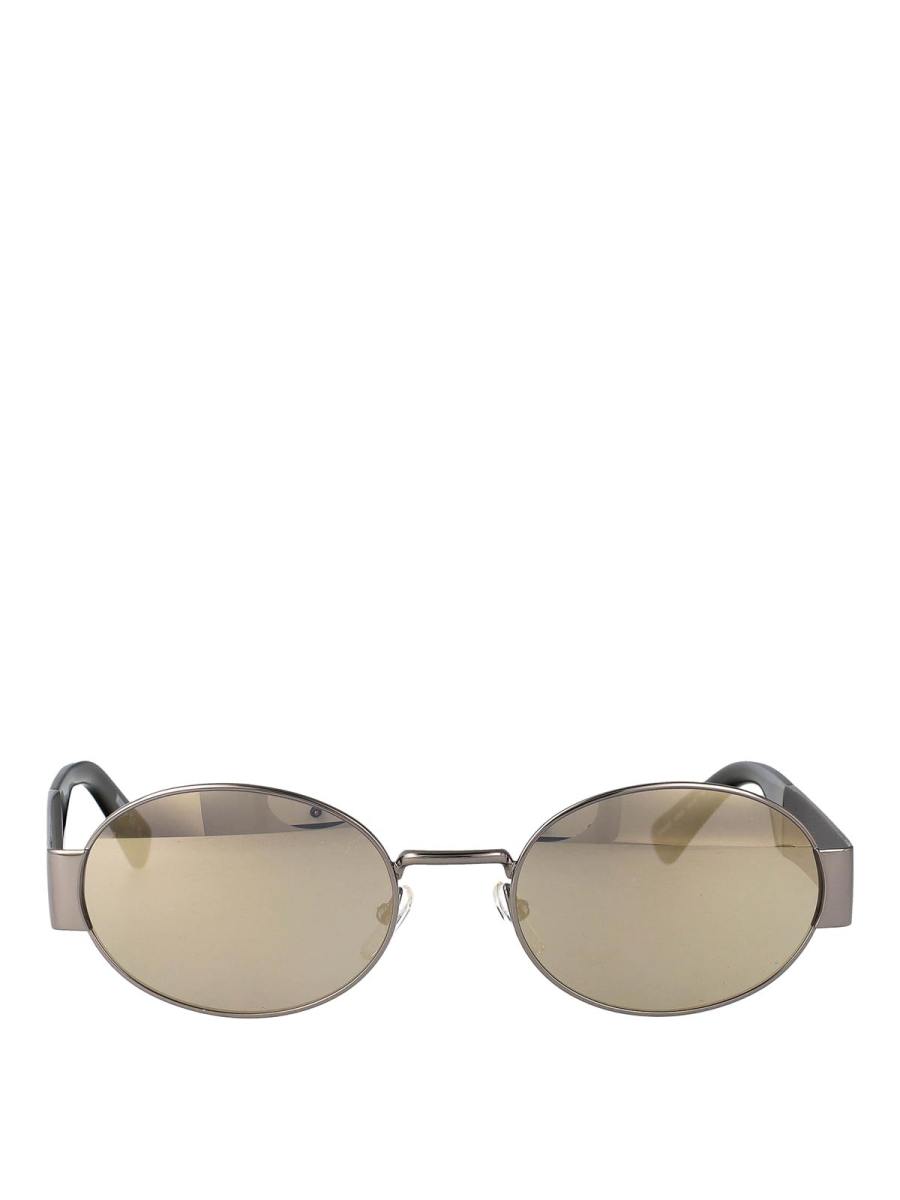 Moschino Lunettes De Soleil - Argent