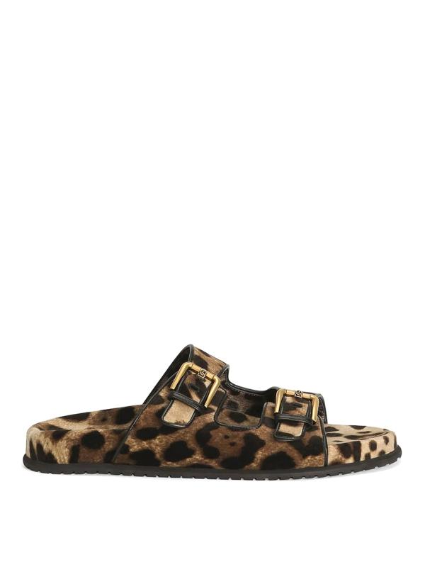 Dolce & Gabbana Sandales - Imprimé Animal