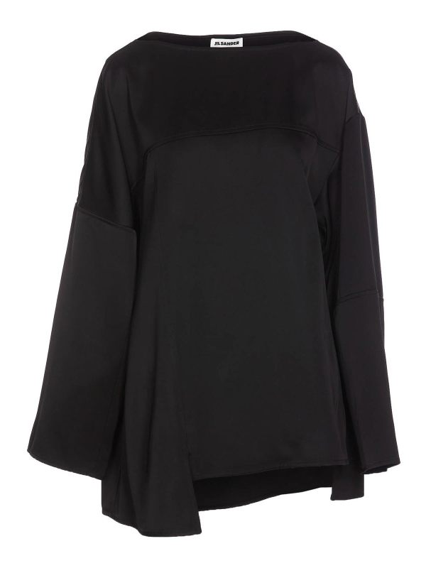 Jil Sander Pull Col Rond - Noir