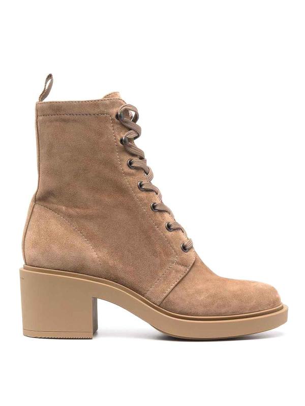 Gianvito Rossi Bottines - Camel