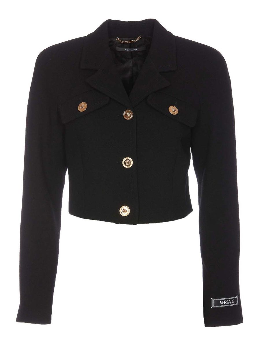 Versace Veste Casual - Noir
