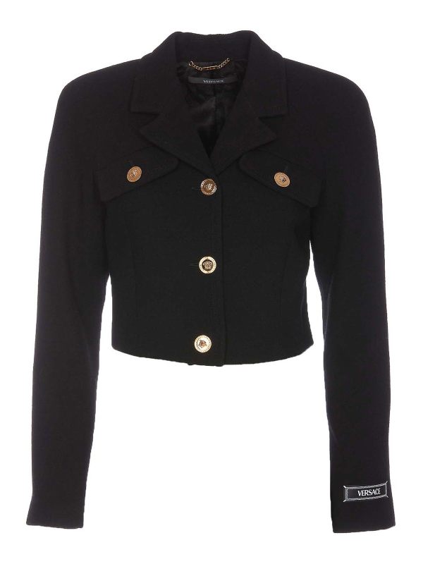 Versace Veste Casual - Noir
