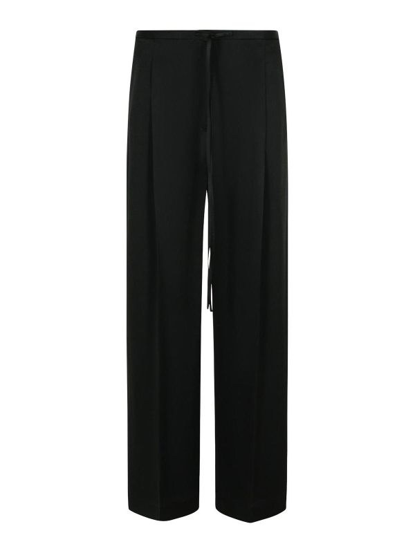 Rohe Pantalons Décontractés - Noir