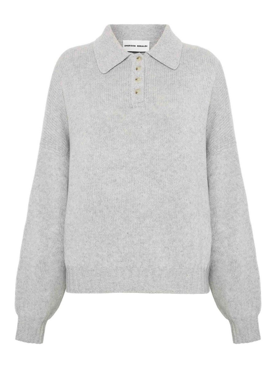 Emerson Renaldi Pull Col Roulé - Gris