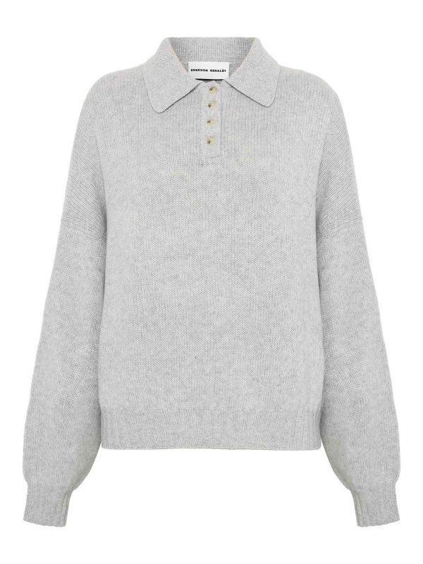 Emerson Renaldi Pull Col Roulé - Gris