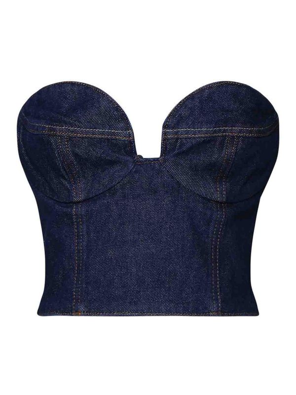 Magda Butrym Top - Bleu