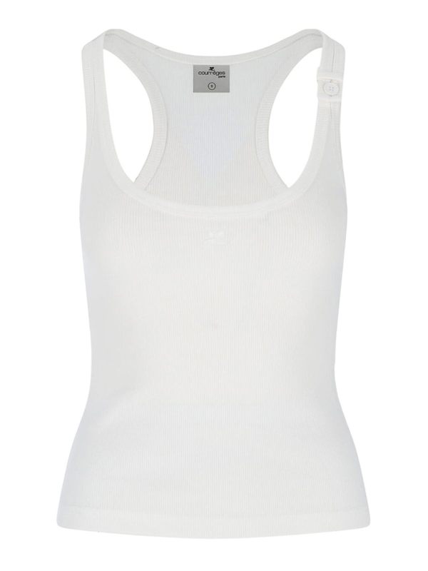 Courreges Top - Blanc