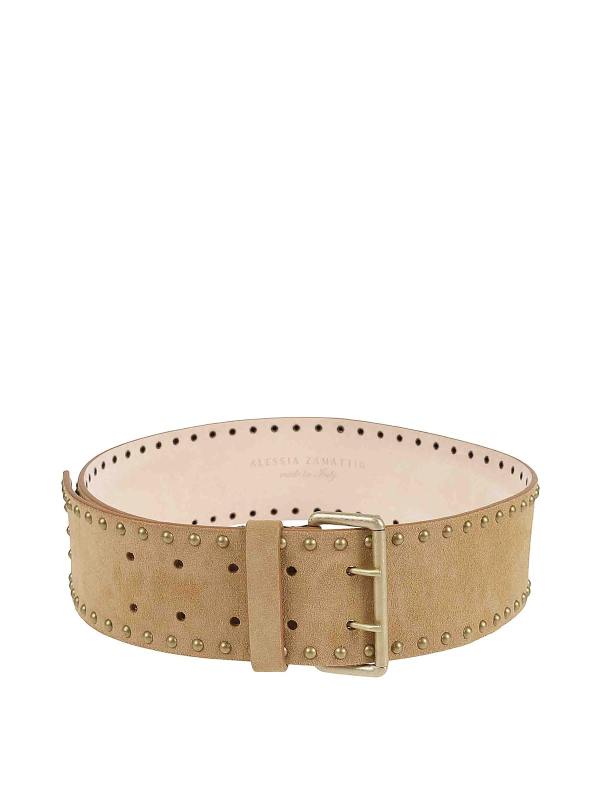 Alessia Zamattio Ceinture - Beige