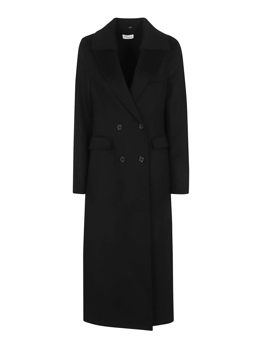 P. A.R. O.S. H. Manteau Court - Noir