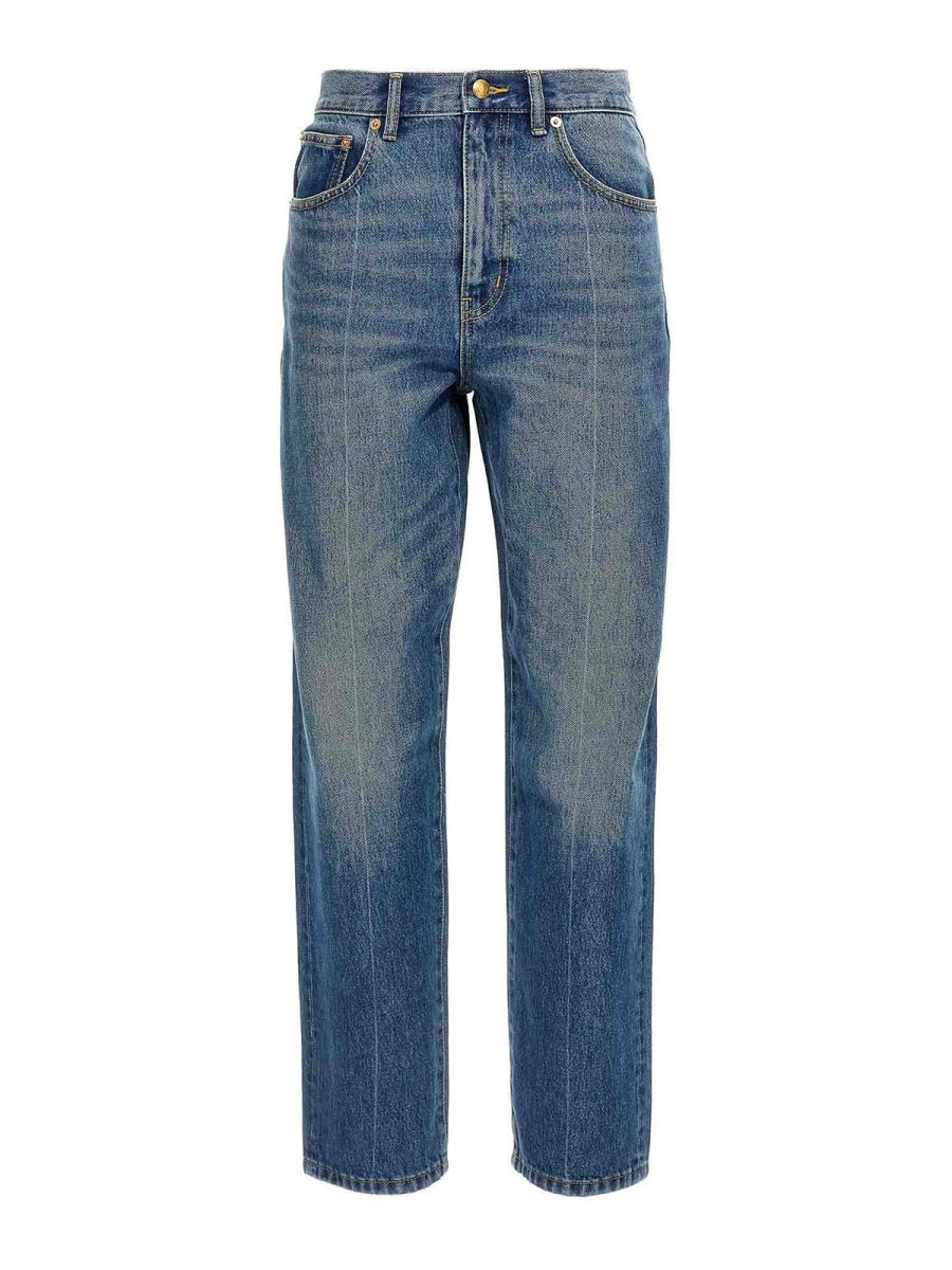 Tory Burch Jean Bootcut - Bleu