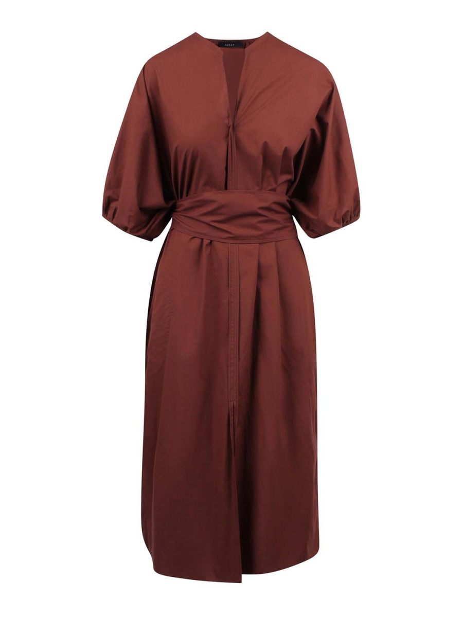 Soeur Robe Au Genou - Marron