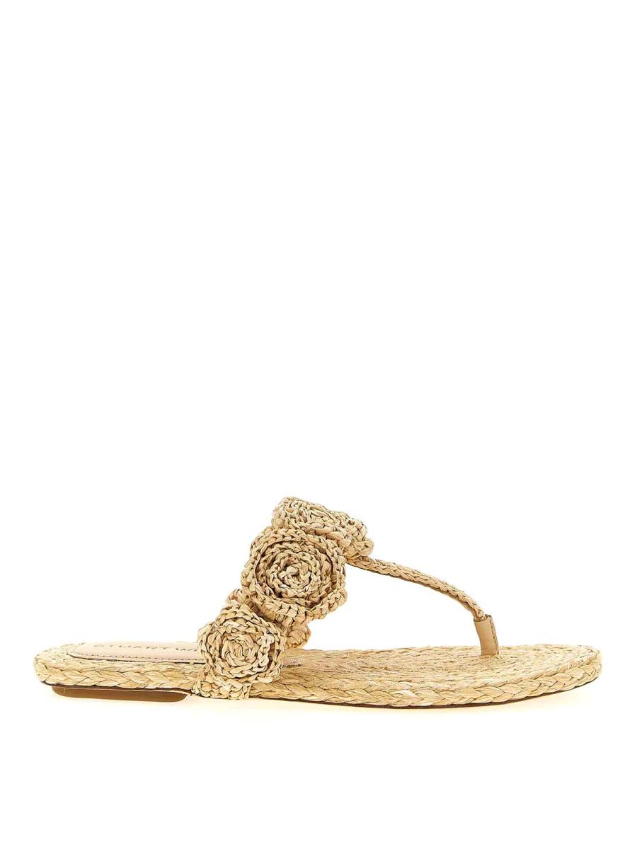 Stuart Weitzman Tongs - Beige