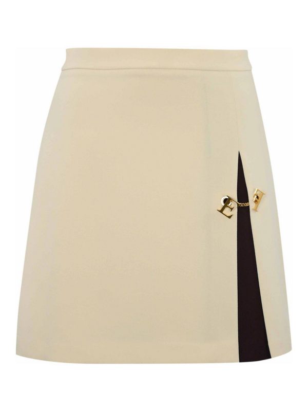 Elisabetta Franchi Jupe Midi - Jaune