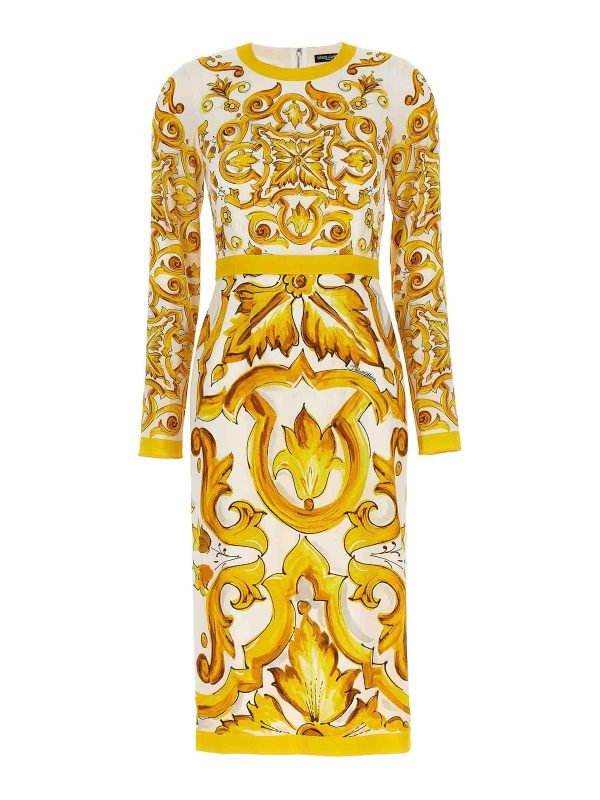 Dolce & Gabbana Robe Au Genou - Maiolica