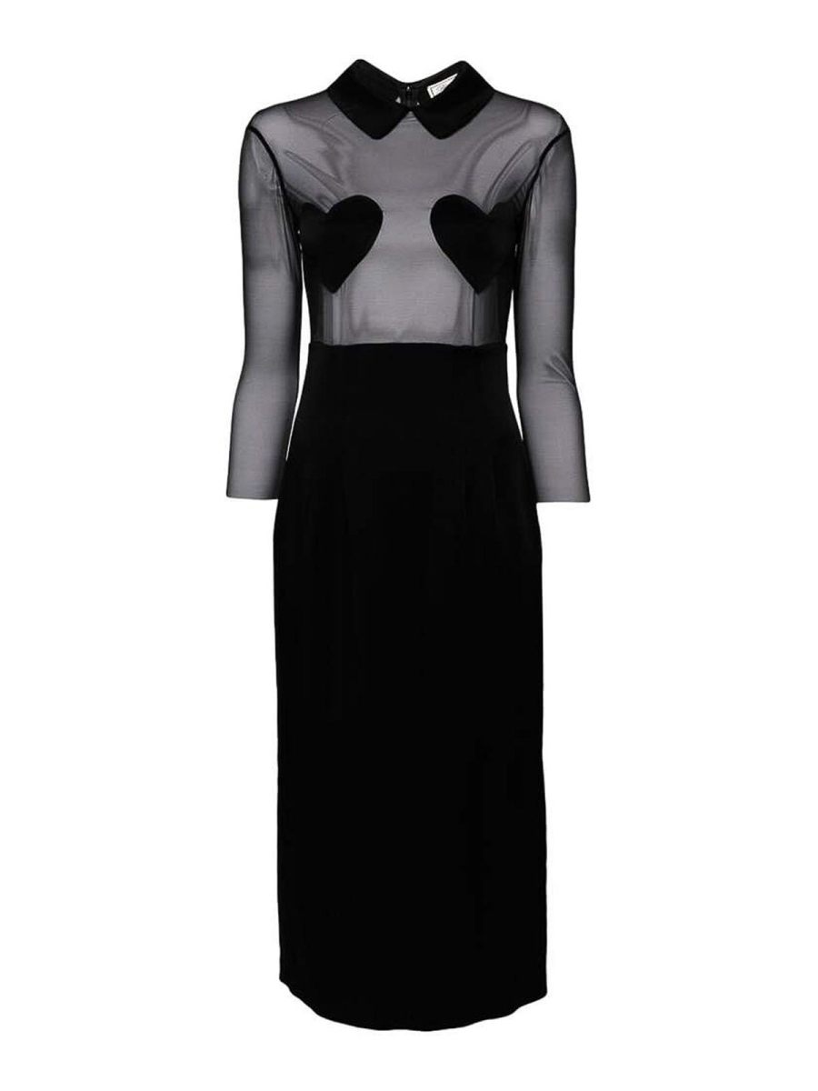 Blumarine Maxi Robe - Noir