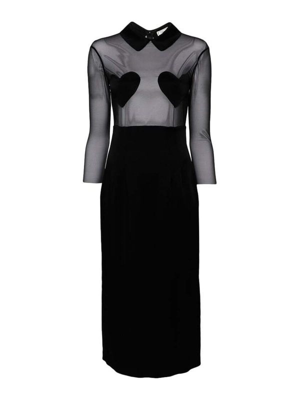 Blumarine Maxi Robe - Noir