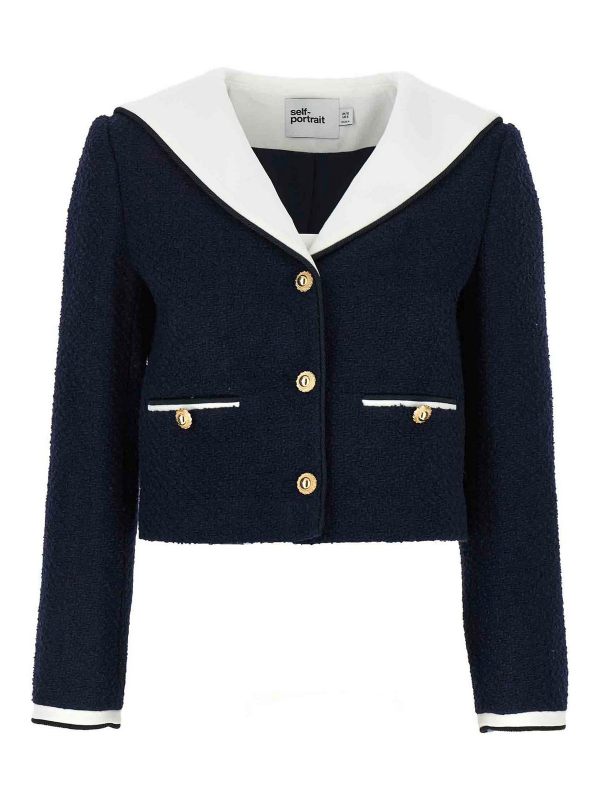 Self Portrait Blazer - Bleu
