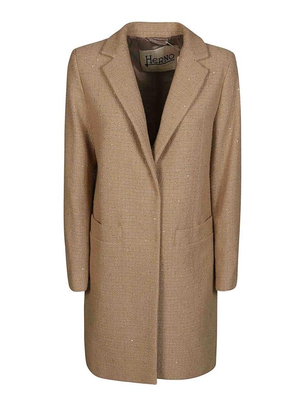 Herno Manteau Court - Beige