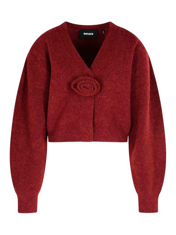 Rotate Birger Christensen Cardigan - Rouge Brun