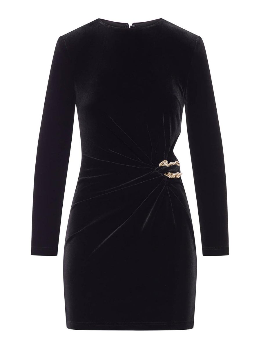 Self Portrait Robe Courte - Noir