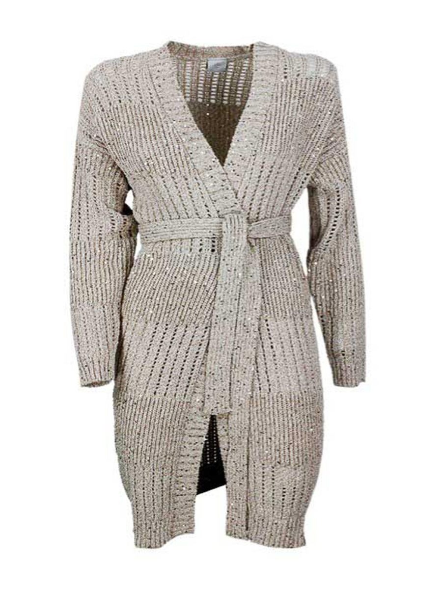 Eleventy Pull Col Rond - Beige