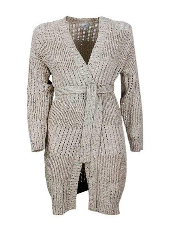 Eleventy Pull Col Rond - Beige