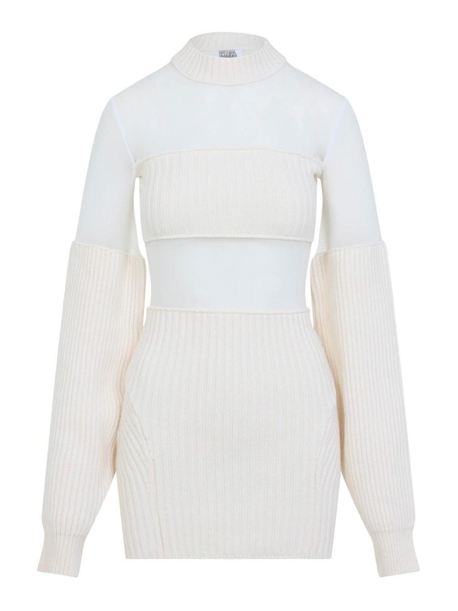 Jean Paul Gaultier Robe Courte - Beige Clair