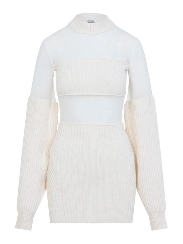 Jean Paul Gaultier Robe Courte - Beige Clair