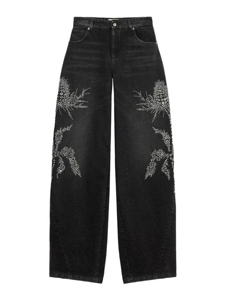 Blumarine Jean Évasé - Noir