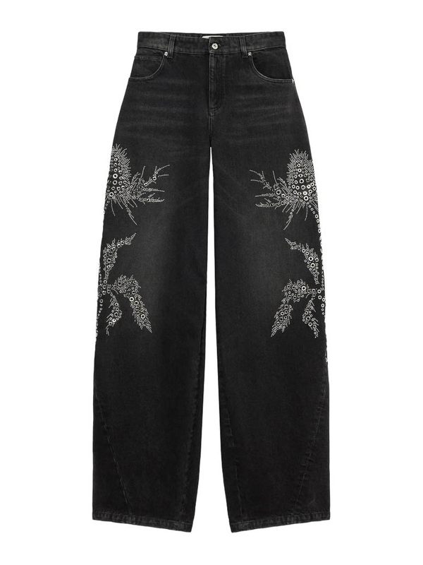 Blumarine Jean Évasé - Noir