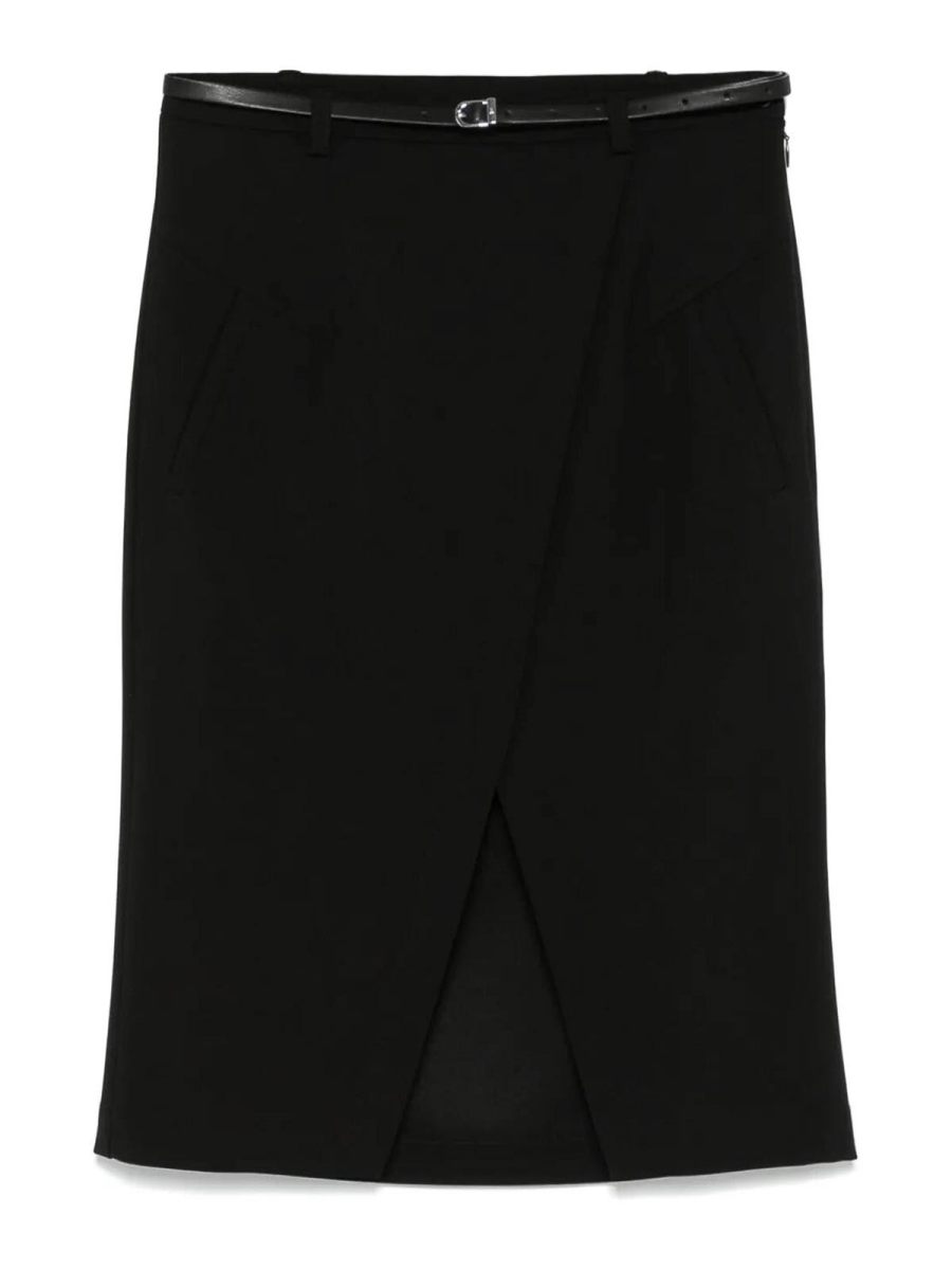 Patrizia Pepe Jupe Midi - Noir