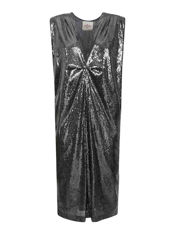 Crida Robe Au Genou - Gris